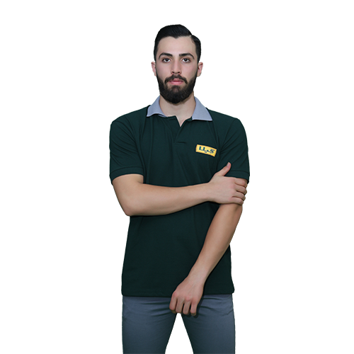 تی شرت یقه دار سه دکمه